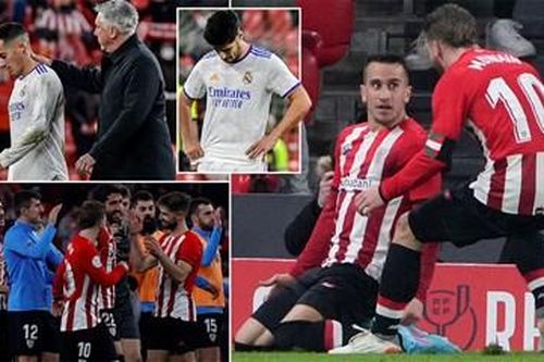 Thua A. Bilbao, Real Madrid bị loại khỏi Cúp Nhà vua Tây Ban Nha