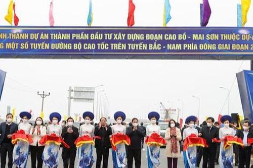 Khánh thành dự án thành phần đầu tư xây dựng đoạn Cao Bồ - Mai Sơn