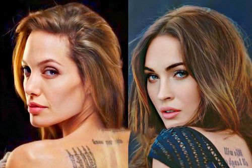 Megan Fox bắt chước Angelina Jolie?