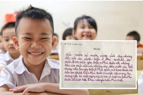 Làm văn tả địa danh yêu thích, học trò tiểu học khiến dân tình hoang mang vì tìm kiếm Google mãi không ra