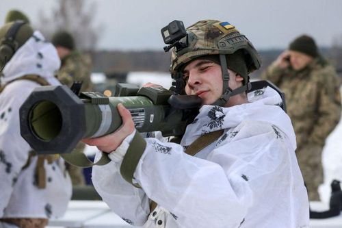 Quân đội Ukraine tập trận với tên lửa Mỹ