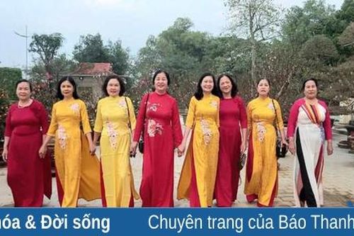 'Áo dài - sắc phục dân tộc ngày tết' nét đẹp văn hóa tinh thần