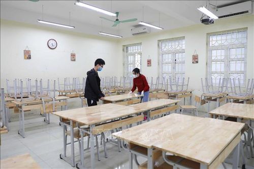 Hà Nội: Các trường khẩn trương vệ sinh, khử khuẩn để đón học sinh từ 8/2