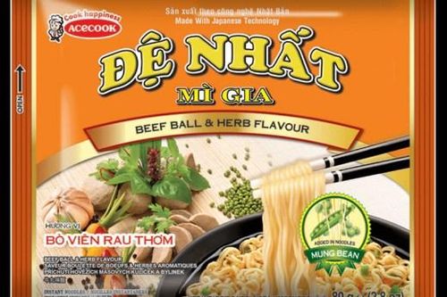 Sản phẩm của Acecook Việt Nam bị cảnh báo ở châu Âu là 'hàng tồn' từ tháng 8/2021