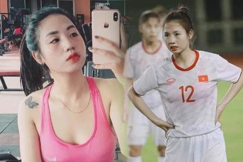 Nữ cầu thủ tuyển Việt Nam khoe vóc dáng chuẩn