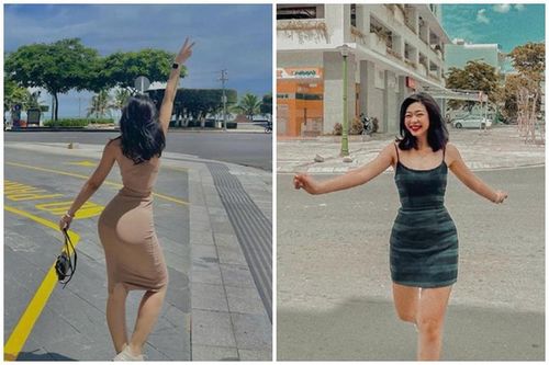 Đứng tạo dáng giữa phố, gái xinh bất ngờ được truy lùng 'info'