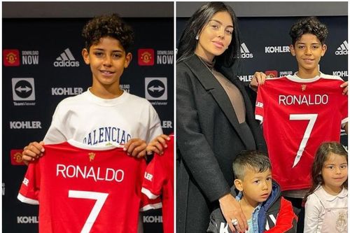 MU ký hợp đồng với con trai của Ronaldo
