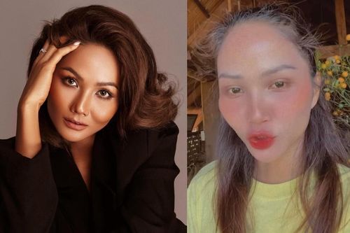 H'Hen Niê dọa ma fan với gương mặt trắng bệch hệt như... xác sống