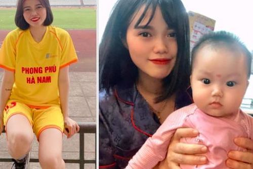'Zoom' nhan sắc khả ái 'mẹ một con' Tiền vệ tuyển nữ Việt Nam - Phạm Hoàng Quỳnh