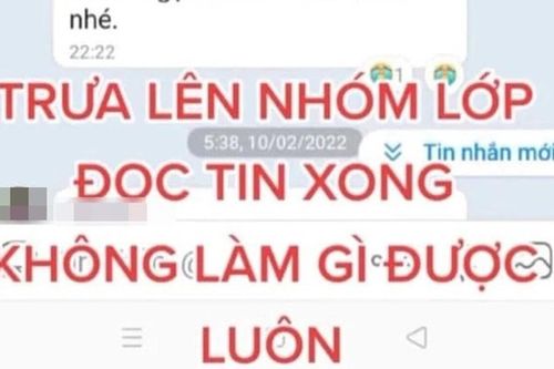 Cô giáo thông báo lịch đi học trở lại, dòng tin nhắn bất ngờ của một phụ huynh khiến tất cả nín lặng