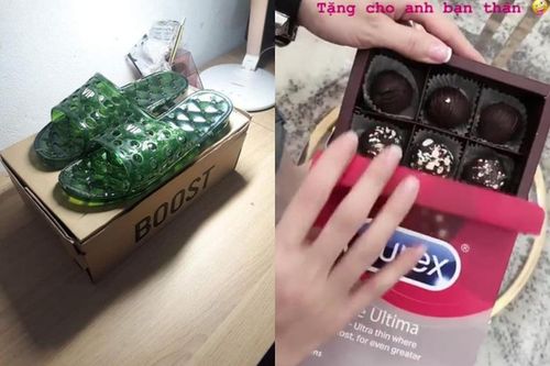 Nhận quà Valentine, hội chị em 'ngã ngửa' với chất lượng bên trong