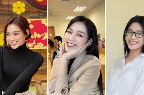 Thời trang lên giảng đường của Hoa hậu Đỗ Thị Hà: Thanh lịch mà vẫn sành điệu