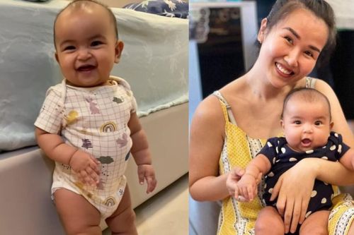 Võ Hạ Trâm khoe con gái mới 6 tháng tuổi đã đứng cứng cáp, khẳng định ăn chay trường vẫn khỏe mạnh