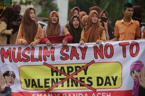 Những nơi trên thế giới ngày Valentine bị cấm đoán