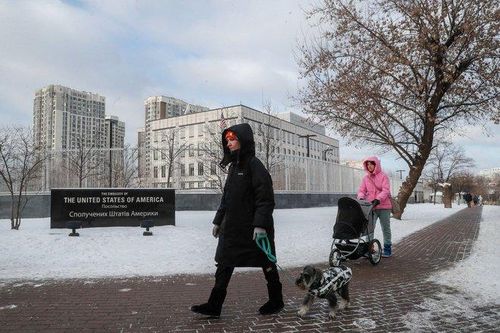 Mỹ đóng cửa đại sứ quán ở thủ đô Ukraine
