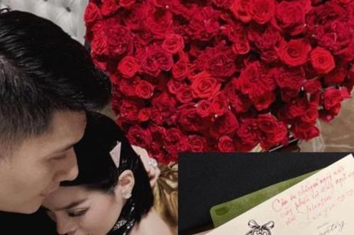 Lệ Quyên tình tứ bên bạn trai, xưng hô 'vợ chồng' ngày Valentine