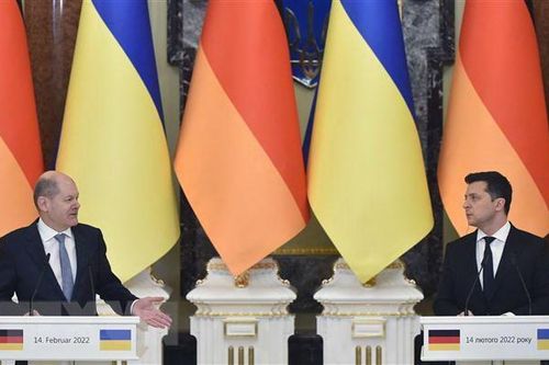Thủ tướng Đức Olaf Scholz hội đàm với Tổng thống Ukraine