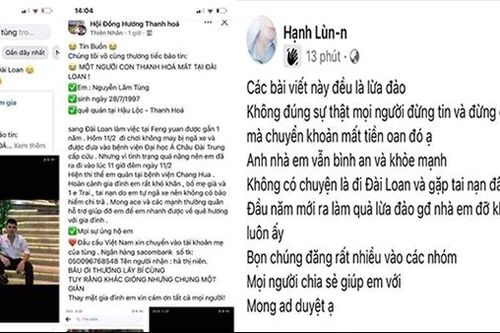 Điều tra, xử lý nghiêm đối tượng tung tin thất thiệt để kêu gọi từ thiện