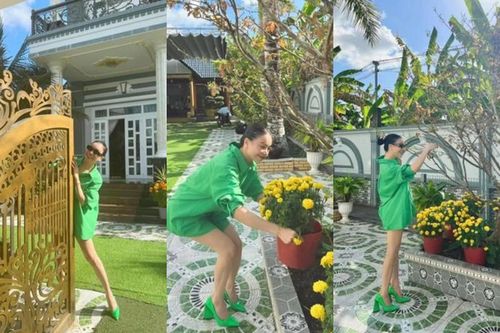 Choáng ngợp cơ ngơi 'khủng' ở quê của Trà Ngọc Hằng