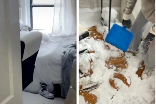Quên không đóng cửa sổ, cô gái khóc thét khi cả nhà bị đóng băng