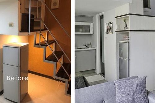Chàng trai độc thân quá chán cảnh đi thuê nhà nên đã tích góp mua căn hộ tồi tàn và được cải tạo đẹp ngỡ ngàng