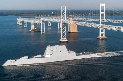Rò rỉ hình ảnh tàu tàng hình Trung Quốc mới giống Zumwalt của Mỹ