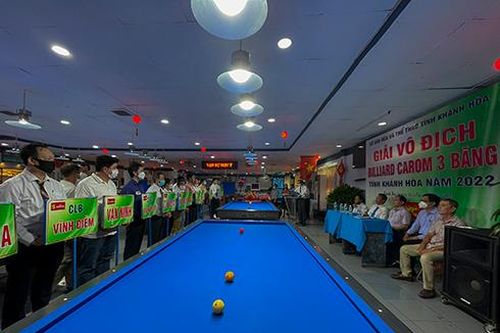 Hơn 70 cơ thủ tranh tài giải Billiard carom 3 băng tỉnh