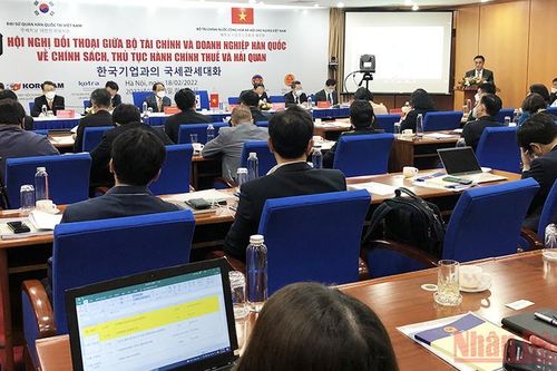 Hội nghị đối thoại chính sách thuế-hải quan với doanh nghiệp Hàn Quốc