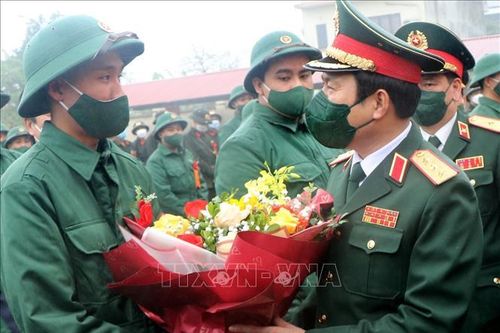 Thực hiện tốt phòng, chống dịch trong giao, nhận công dân nhập ngũ