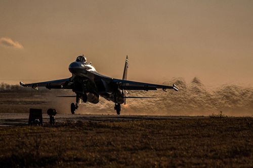 Chiến đấu cơ cực mạnh của Nga chỉ còn cách biên giới Ukraine 16km