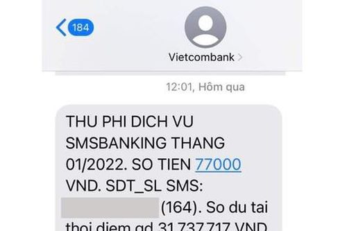 Phí tin nhắn ngân hàng tăng cao, người dùng chịu thiệt