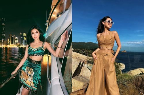 Mệnh danh 'công chúa du lịch', Tiên Nguyễn lên đồ cực chảnh ở resort