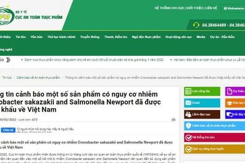 Cảnh báo một số lô sữa Abbott nhập khẩu về Việt Nam nhiễm khuẩn nguy hại