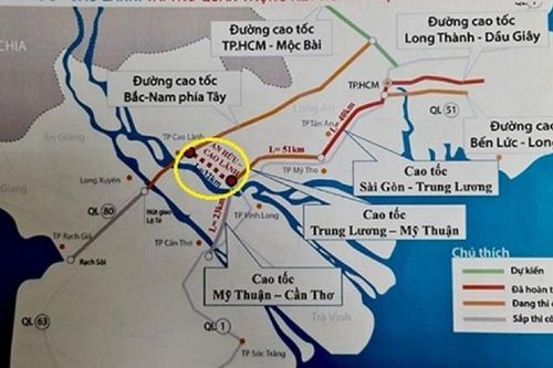 Kiến nghị chi 6.000 tỷ đồng để làm cao tốc Cao Lãnh- An Hữu