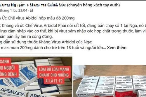 Cảnh báo thuốc kháng virus 'xách tay'