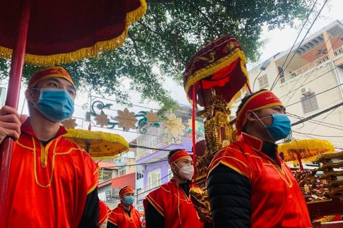 Cận cảnh màn rước kiệu Lễ hội đường phố lớn nhất Lạng Sơn