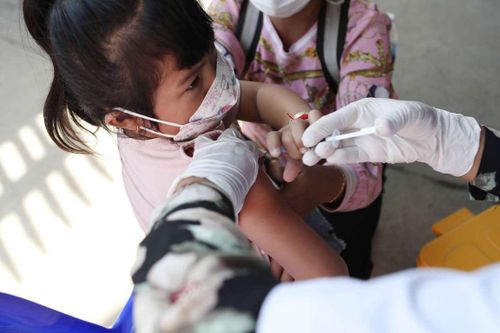 Campuchia tiêm vaccine COVID-19 cho trẻ từ 3 đến 4 tuổi