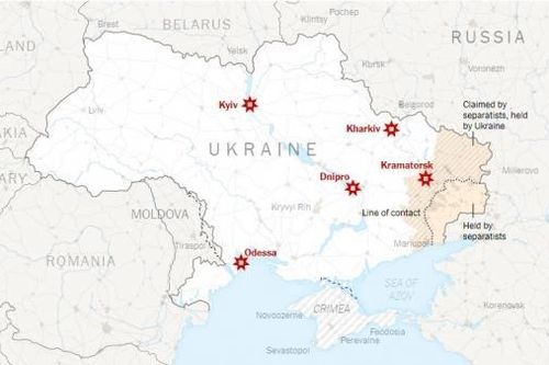 Xung đột Nga-Ukraine: Nổ ở nhiều thành phố lớn, Kalibr xuất kích
