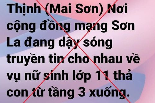 Vụ phát hiện thi thể bé sơ sinh tại trường cấp 3, không mặc tã bỉm: Thông tin mới từ Sở GD-ĐT