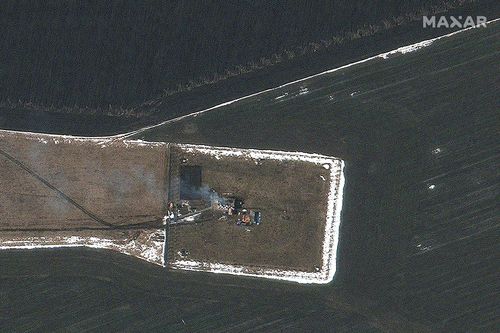 Cuộc tấn công Ukraine qua góc nhìn từ vũ trụ