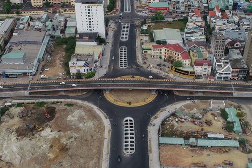 Nút giao thông 750 tỷ đồng sắp hoàn thành ở Đà Nẵng