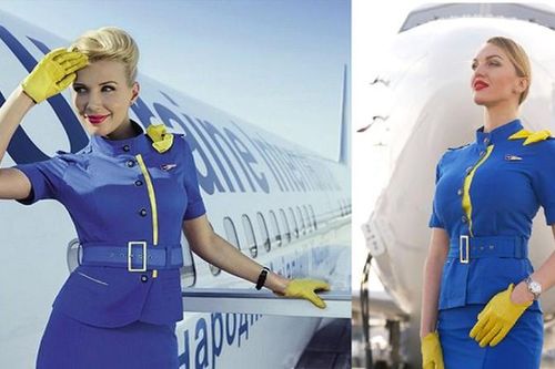 Ngắm nhìn những tiếp viên hàng không Ukraine xinh đẹp