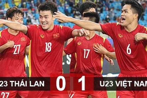 Xem lại bàn thắng đưa U23 Việt Nam lên ngôi vô địch giải U23 Đông Nam Á