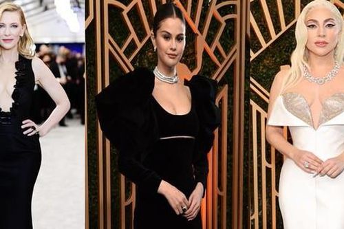 SAG Awards: Lady Gaga và đàn chị U60 'thả rông', Selena Gomez đeo dây chuyền triệu USD