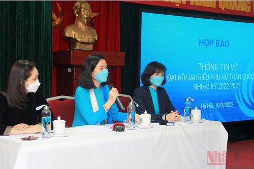 Đại hội đại biểu phụ nữ toàn quốc lần thứ XIII diễn ra từ 9 đến 11/3