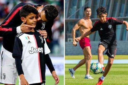 Cầu xin một điều từ bố, con trai Ronaldo muốn làm điều không tưởng