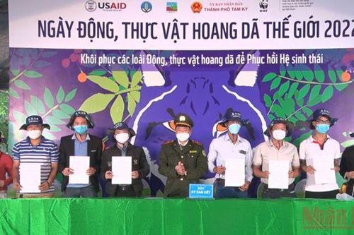 Quảng Nam ký cam kết không tiêu thụ động vật hoang dã