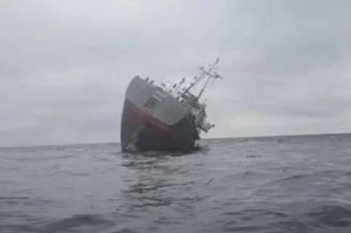 Đắm tàu chở hàng ở ngoài khơi cảng Odessa của Ukraine