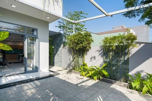 Nhà phố không có giếng trời nhưng sáng, thoáng nhờ thiết kế độc đáo