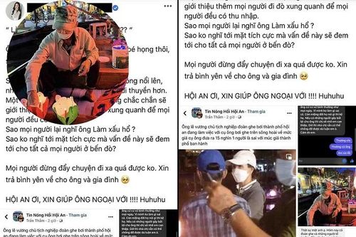 Cho rằng cụ ông 'làm xấu hình ảnh người Hội An', quản lý đô thị nói gì?